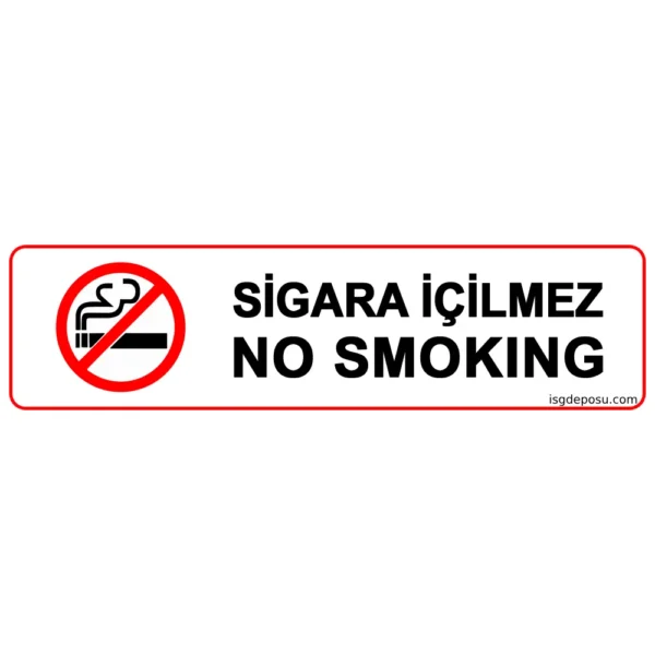 Sigara İçilmez No Smoking