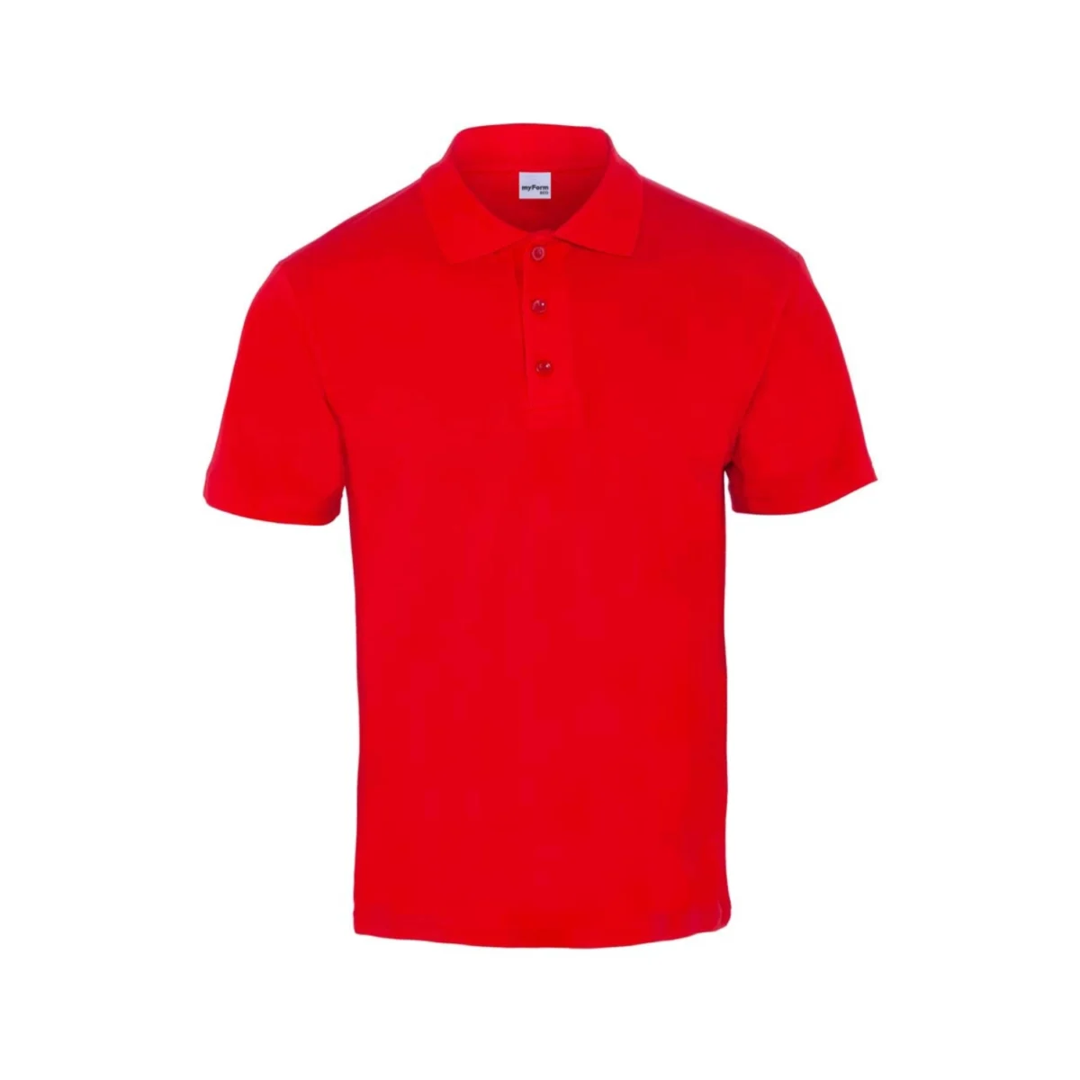 MyForm 8101 Eco Kırmızı Polo Yaka Pike