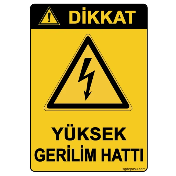Dikkat Yüksek Gerilim Hattı