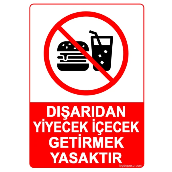 Dışarıdan Yiyecek İçecek Getirilmesi Yasaktır
