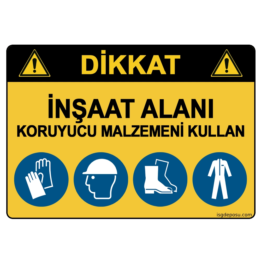 İnşaat Alanı Koruyucu Malzemeni Kullan