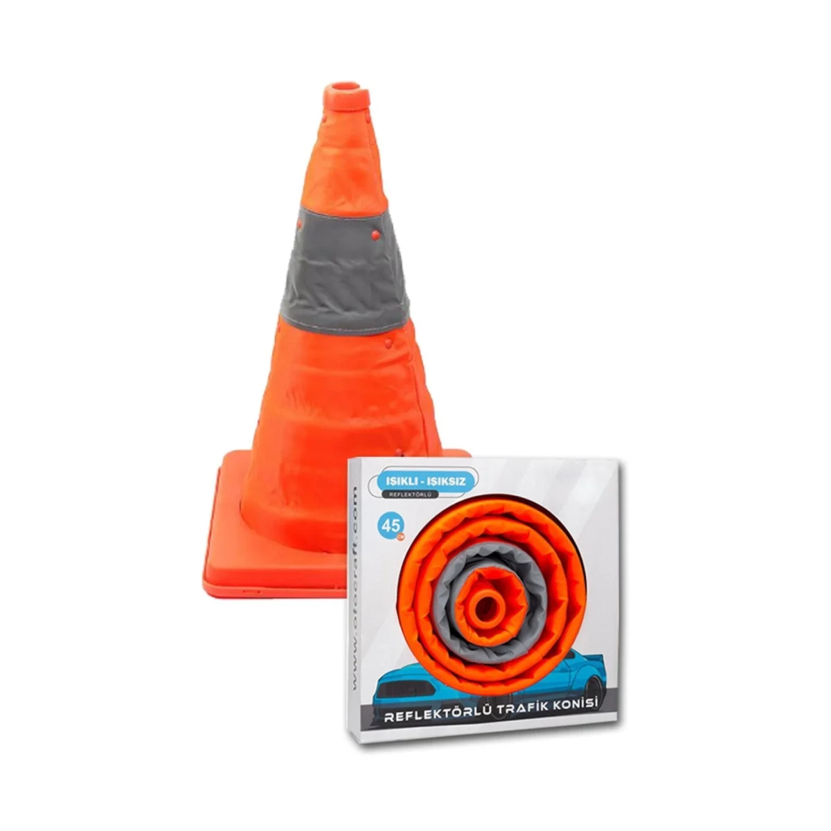40 CM Katlanır Trafik Konisi