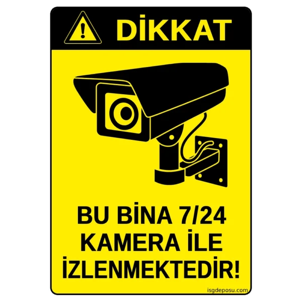 Bu Bina 7/24 Kamera İle İzlenmektedir